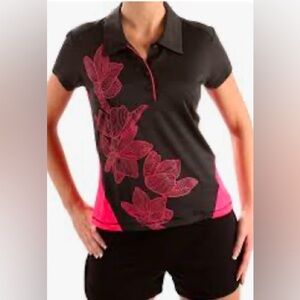 53- Adidas Climacool golf shirt- size small